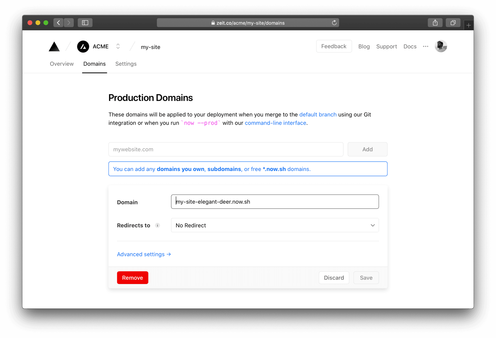 How Vercel App Works with a Domain